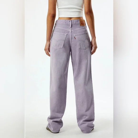 Levi's Lavender Mid Rise '94 Baggy Denim Jeans 32 x 31 NWT - Picture 3 of 14